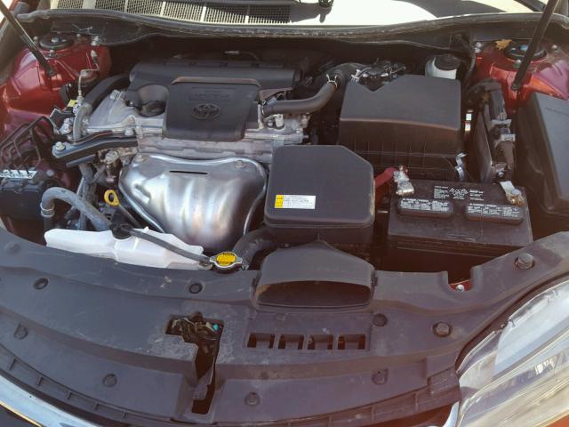 4T1BF1FK1FU978901 - 2015 TOYOTA CAMRY LE ბურგუნდია ფოტო 7
