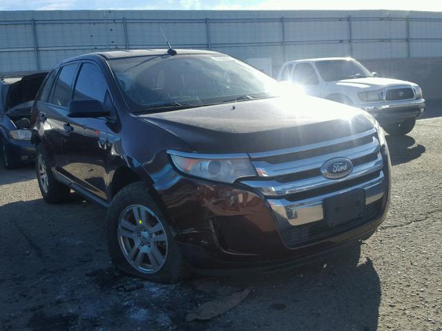 2FMDK3GC3CBA22876 - 2012 FORD EDGE SE BURGUNDY photo 1