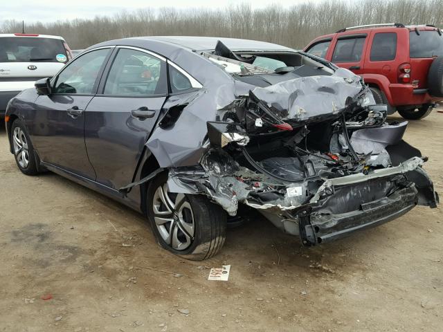 19XFC2F55GE084558 - 2016 HONDA CIVIC LX GRAY photo 3