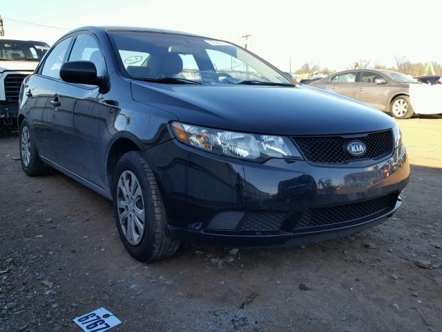 KNAFT4A28A5092453 - 2010 KIA FORTE LX BLACK photo 1