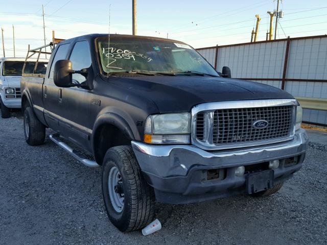 1FTSW31S82EC37995 - 2002 FORD F350 SRW S BLACK photo 1