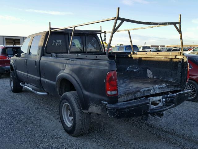 1FTSW31S82EC37995 - 2002 FORD F350 SRW S BLACK photo 3