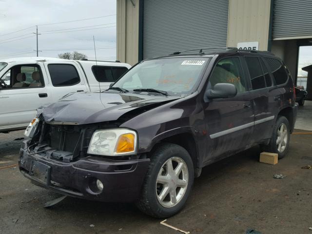 1GKDT13S082162386 - 2008 GMC ENVOY PURPLE photo 2