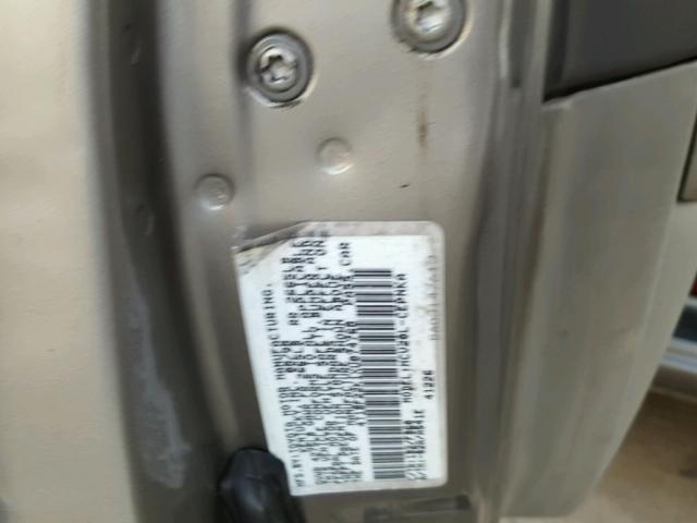 4T1BF22K1XU074768 - 1999 TOYOTA CAMRY LE GRAY photo 10