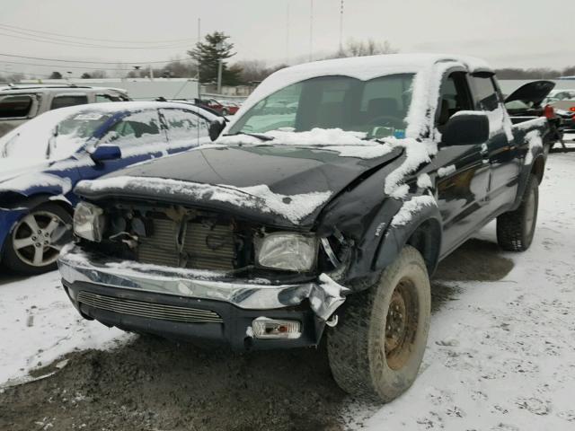 5TEGM92N84Z396748 - 2004 TOYOTA TACOMA DOU BLACK photo 2