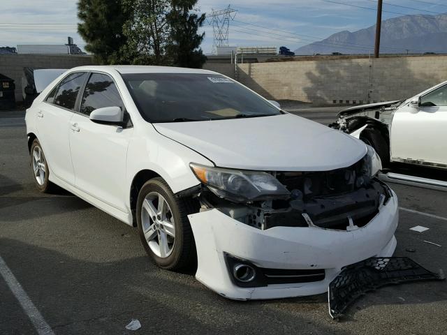 4T1BF1FK7CU614350 - 2012 TOYOTA CAMRY BASE WHITE photo 1