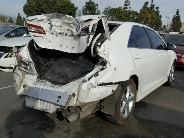 4T1BF1FK7CU614350 - 2012 TOYOTA CAMRY BASE WHITE photo 4