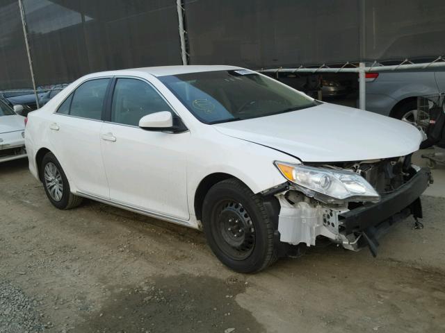 4T4BF1FK7DR333785 - 2013 TOYOTA CAMRY L WHITE photo 1