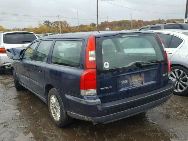 YV1SW64AX42376190 - 2004 VOLVO V70 BLUE photo 3