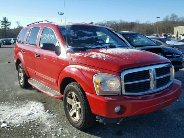 1D4HB48D95F575409 - 2005 DODGE DURANGO SL RED photo 1