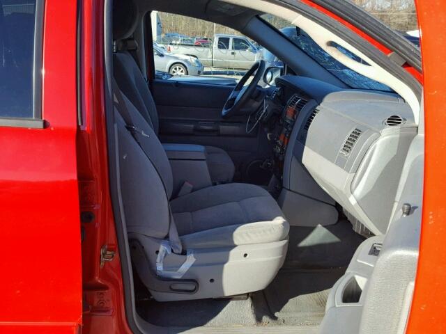 1D4HB48D95F575409 - 2005 DODGE DURANGO SL RED photo 5