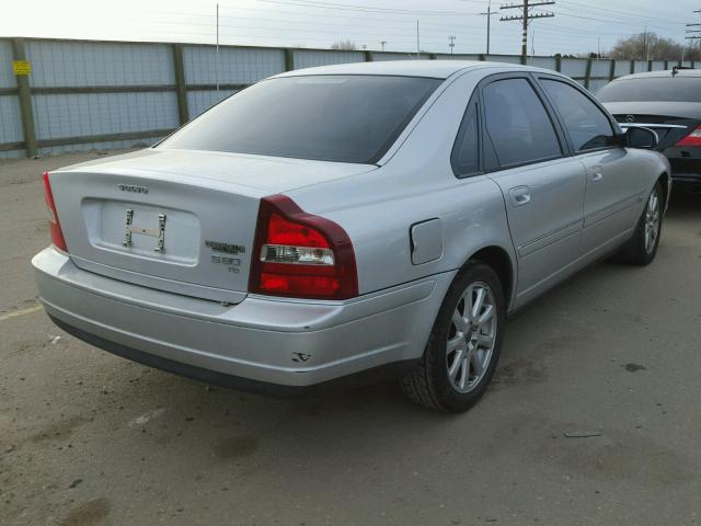 YV1TS91Z631311238 - 2003 VOLVO S80 T6 TUR SILVER photo 4