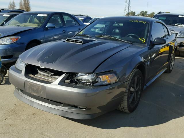 1FAFP42RX4F199415 - 2004 FORD MUSTANG MA GRAY photo 2