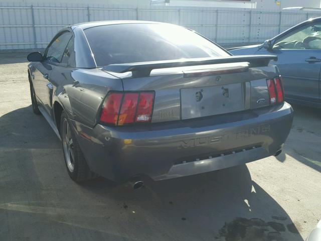 1FAFP42RX4F199415 - 2004 FORD MUSTANG MA GRAY photo 3