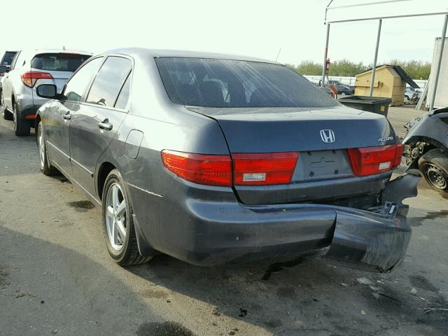 1HGCM56715A129113 - 2005 HONDA ACCORD EX CHARCOAL photo 3