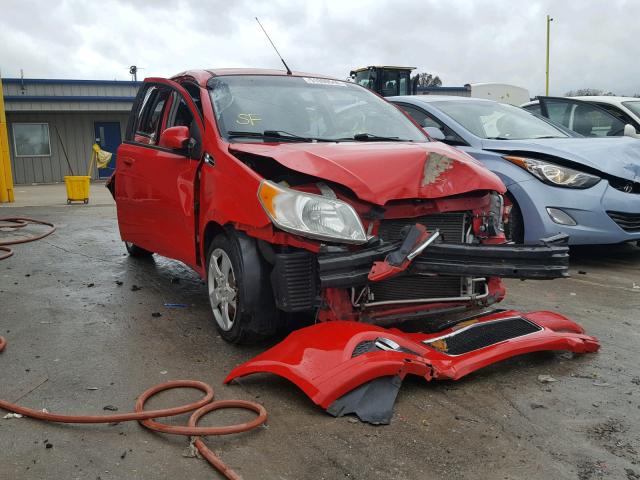 KL1TG6DE5BB143560 - 2011 CHEVROLET AVEO LT RED photo 1