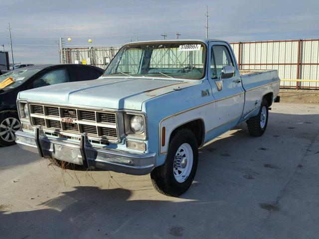 TCL247Z501951 - 1977 GMC PICKUP BLUE photo 2