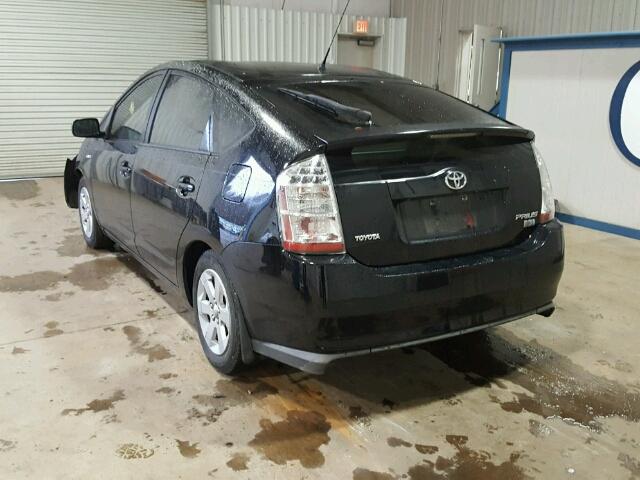 JTDKB20U373270527 - 2007 TOYOTA PRIUS BLACK photo 3