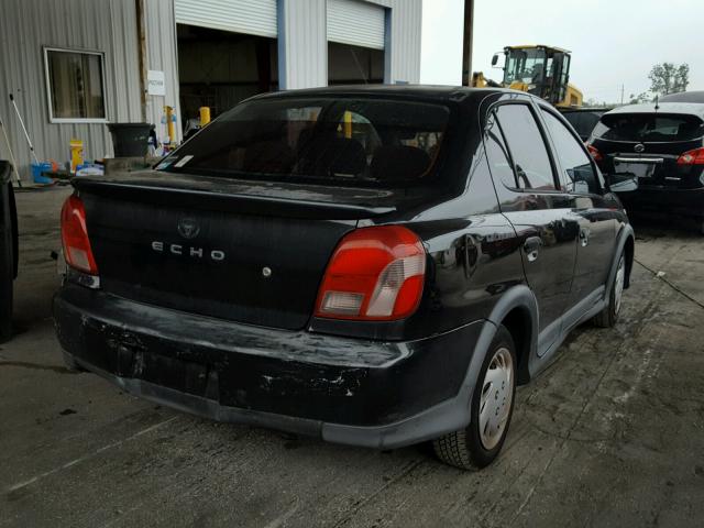 JTDBT1230Y0062197 - 2000 TOYOTA ECHO BLACK photo 4