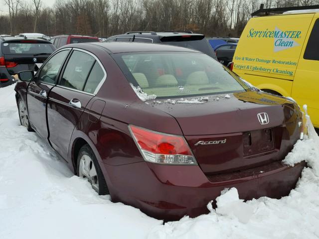 1HGCP36718A033966 - 2008 HONDA ACCORD EX MAROON photo 4