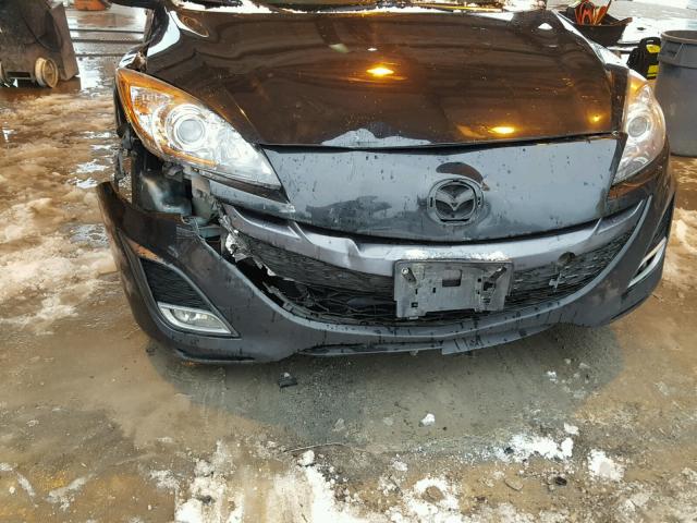 JM1BL1S67A1208864 - 2010 MAZDA 3 S BLACK photo 9