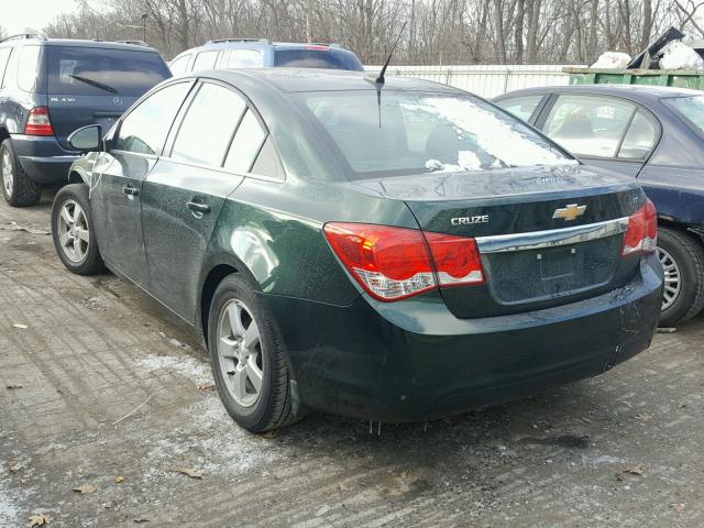 1G1PC5SB2E7294039 - 2014 CHEVROLET CRUZE LT GREEN photo 3