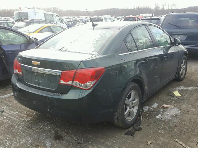 1G1PC5SB2E7294039 - 2014 CHEVROLET CRUZE LT GREEN photo 4