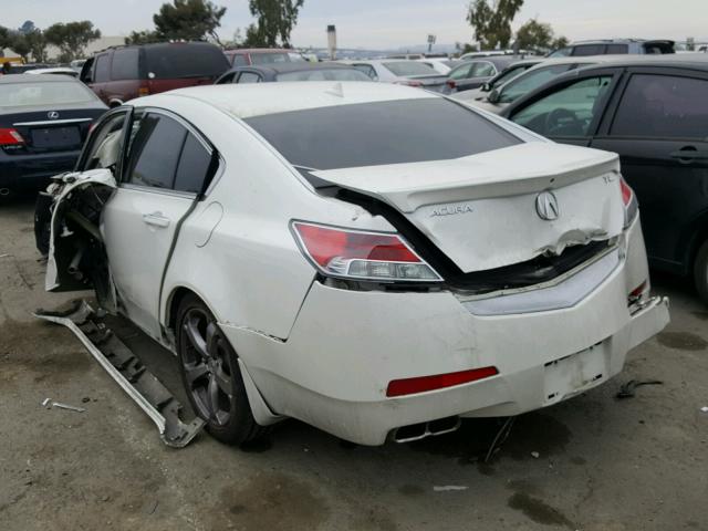 19UUA96579A001600 - 2009 ACURA TL WHITE photo 3