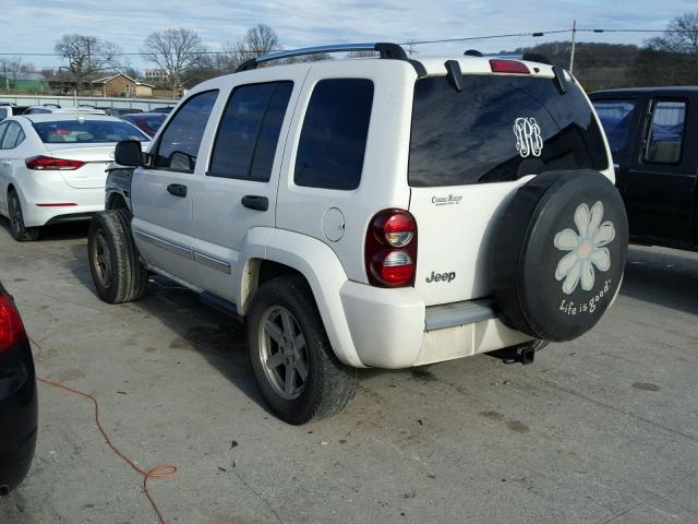 1J4GK58K65W600144 - 2005 JEEP LIBERTY LI WHITE photo 3