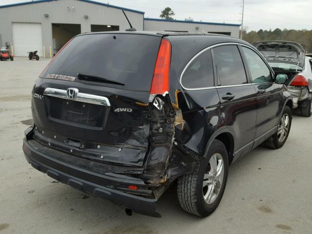 5J6RE4H74AL038925 - 2010 HONDA CR-V EXL BLACK photo 4