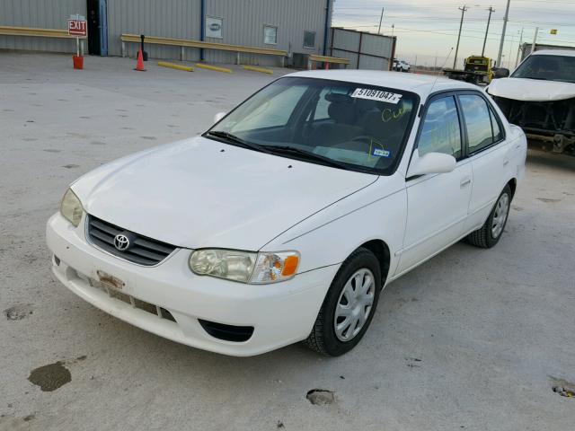 1NXBR12E62Z619660 - 2002 TOYOTA COROLLA CE WHITE photo 2