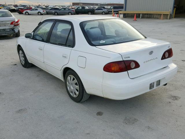 1NXBR12E62Z619660 - 2002 TOYOTA COROLLA CE WHITE photo 3