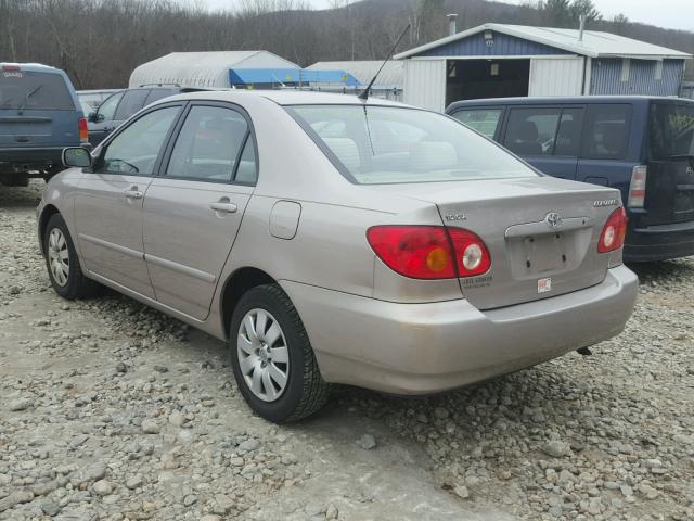 2T1BR32E53C098154 - 2003 TOYOTA COROLLA CE GRAY photo 3