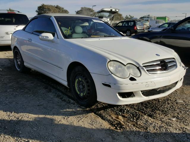 WDBTK65G95T041859 - 2005 MERCEDES-BENZ CLK 320 WHITE photo 1