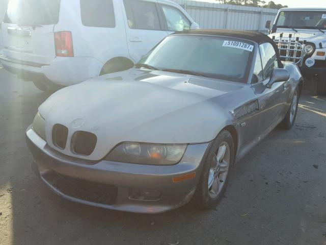 WBACN33401LM02807 - 2001 BMW Z3 2.5 GRAY photo 2