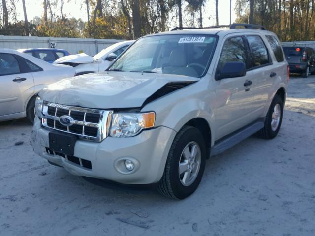 1FMCU03G89KA66514 - 2009 FORD ESCAPE XLT CREAM photo 2