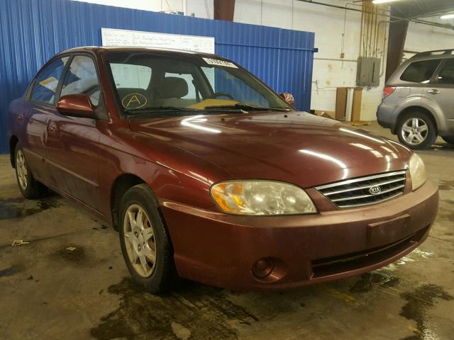 KNAFB121535251097 - 2003 KIA SPECTRA BA RED photo 1