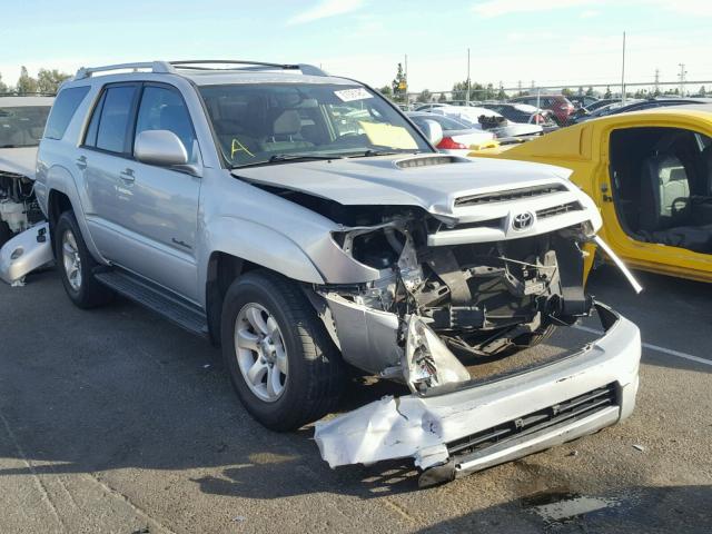 JTEZU14R040025220 - 2004 TOYOTA 4RUNNER SR SILVER photo 1