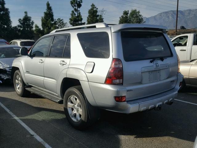 JTEZU14R040025220 - 2004 TOYOTA 4RUNNER SR SILVER photo 3