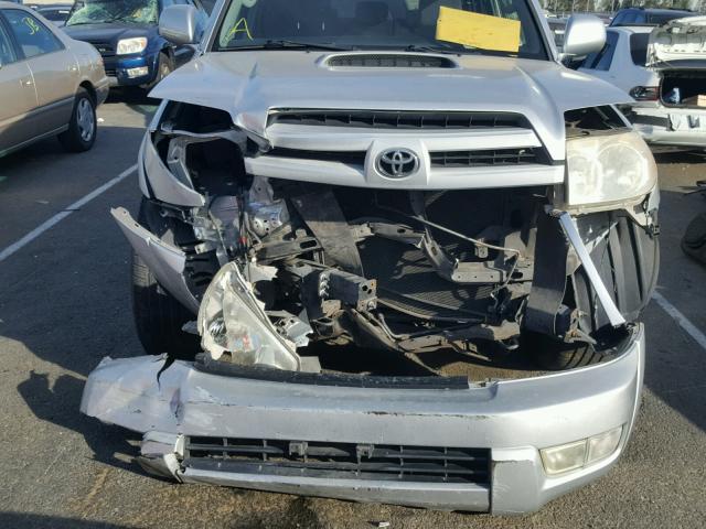 JTEZU14R040025220 - 2004 TOYOTA 4RUNNER SR SILVER photo 9