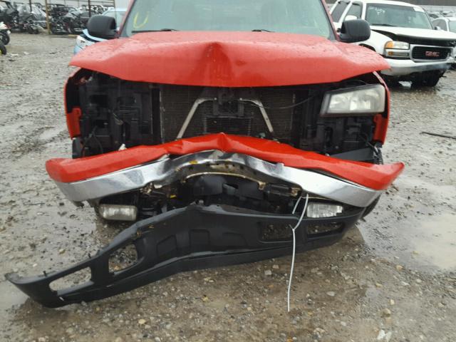 2GCEK13Z471114128 - 2007 CHEVROLET SILVERADO RED photo 9