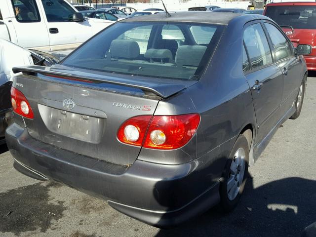 1NXBR32EX6Z606508 - 2006 TOYOTA COROLLA CE GRAY photo 4