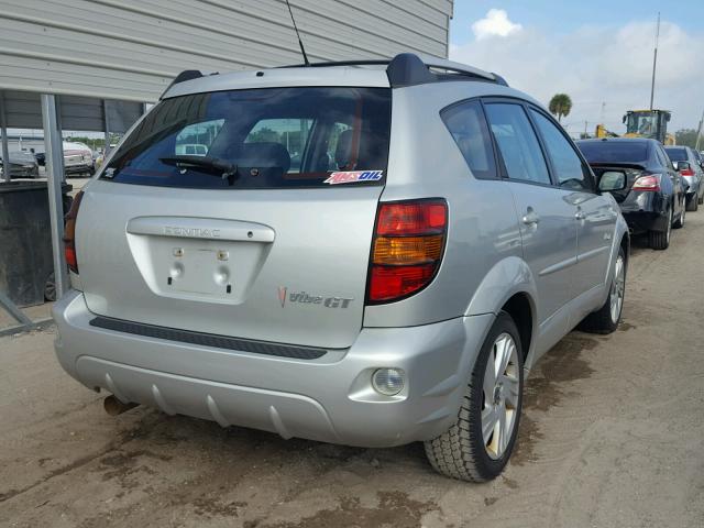 5Y2SN62LX3Z443745 - 2003 PONTIAC VIBE GT SILVER photo 4