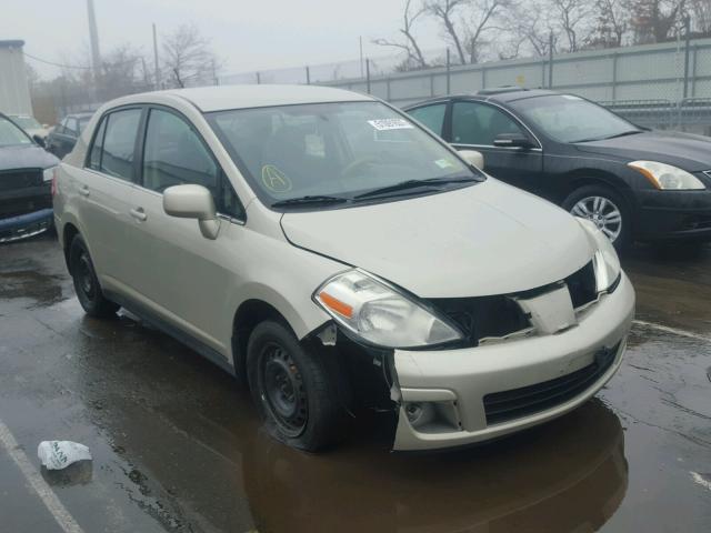 3N1BC11E19L380341 - 2009 NISSAN VERSA S CREAM photo 1