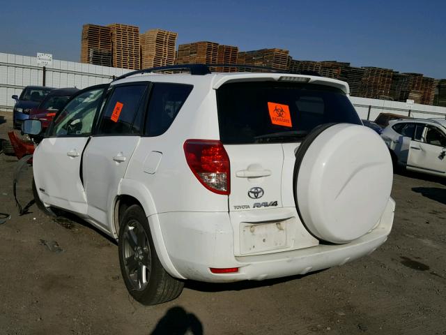 JTMZK32V186010962 - 2008 TOYOTA RAV4 SPORT WHITE photo 3