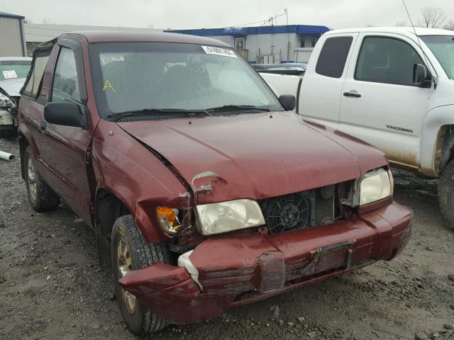 KNDJB623725154400 - 2002 KIA SPORTAGE MAROON photo 1