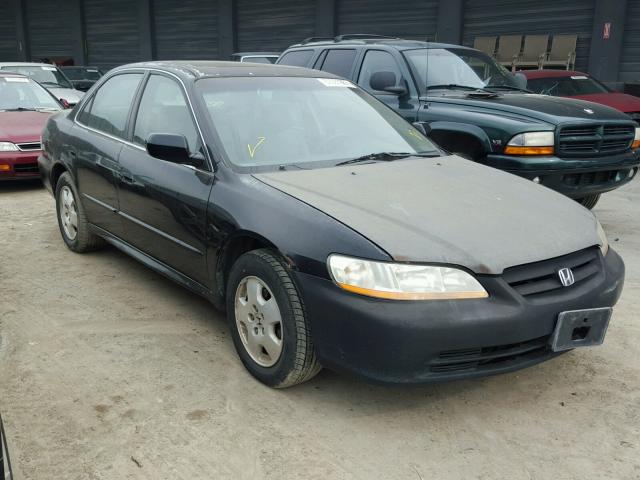 1HGCG16542A073601 - 2002 HONDA ACCORD EX BLACK photo 1