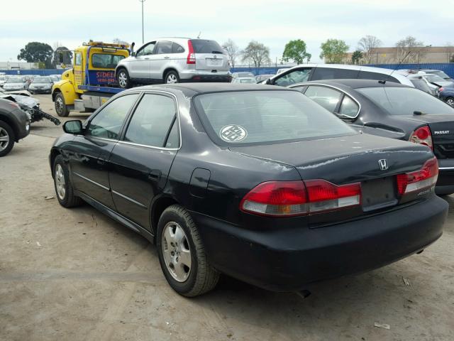 1HGCG16542A073601 - 2002 HONDA ACCORD EX BLACK photo 3