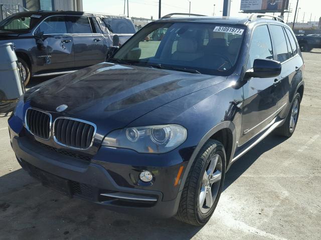 5UXFE43568L006047 - 2008 BMW X5 3.0I BLUE photo 2