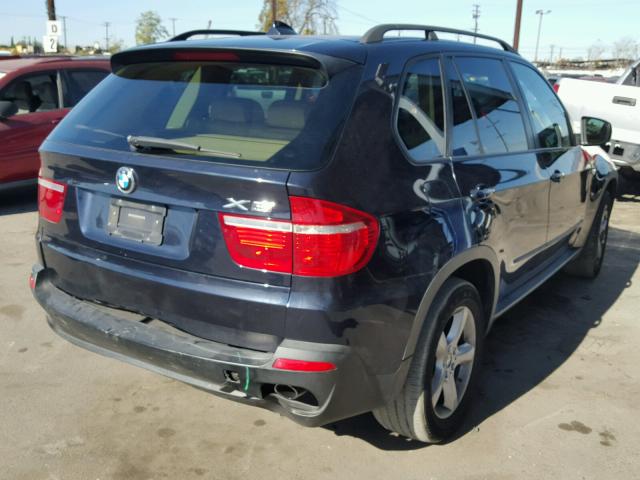 5UXFE43568L006047 - 2008 BMW X5 3.0I BLUE photo 4